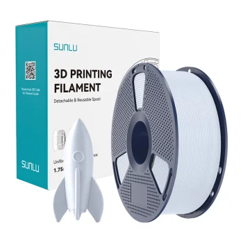 Sunlu High-Speed PLA 3D spausdintuvo plastikas, baltas (PLA H-S W)