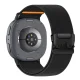 Tech-Protect Nylon Clasp dirželis Samsung Galaxy Watch (40 / 44 / 46 mm), juodas