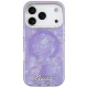 Guess IML Shell Script Metal MagSafe dėklas iPhone 17 Pro Max, violetinis