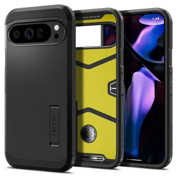 Spigen Tough Armor dėklas Google Pixel 9 Pro XL, juodas