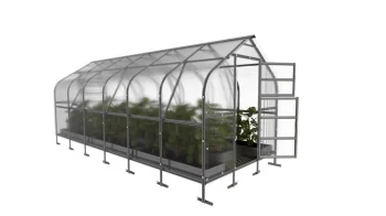 Šiltnamis KLASIKA DROP 2.5x6 m su 4 mm polikarbonatu