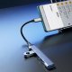 Dudao A16T 4-in-1 USB-C to 4x USB-A Hub, Black