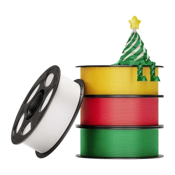 Anycubic PLA Silk 3D spausdinimo plastiko rinkinys Christmas (4 vnt.)