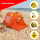 Kruzzel Bear Kids Beach Tent 180x95x82 cm