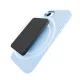 Puro Icon Mag Pro MagSafe silikoninis dėklas iPhone 16e / 17e, mėlynas