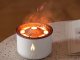 Air Humidifier and Aroma Diffuser with RGB LED Volcano Effect
