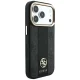 Guess 4G Stripe Round and Classic Logos MagSafe dėklas iPhone 17 Pro / 18 Pro, juodas