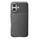 Dėklas iPhone 16 Plus Thunder Case, TPU, juodas