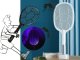 Electric Fly Swatter Mosquito Killer UV Lamp Fly Bug Insect Trap