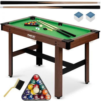 Vaikiškas biliardo stalas Neo-Sport NS-807, 4Ft su priedais