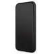 Mercedes iPhone 11 Case Leather Debossed Lines, Black
