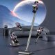 4-in-1 Vertical Handheld Vacuum Cleaner with Dust Mite Brush, Gray