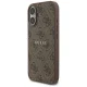 Dėklas Guess 4G Ring Classic Logo MagSafe, skirtas iPhone 17 - Rudas