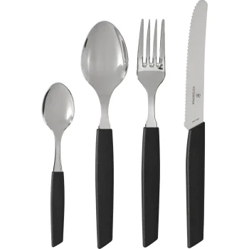 Stalo įrankių rinkinys Victorinox Swiss Modern, 24 dalių, juodas