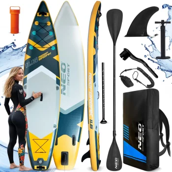 Pripučiama SUP irklentė Neo-Sport Reefbreak 350 x 81 x 15 cm, 131818