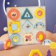 Bakalu Educational Wooden Puzzle Geometric Shapes KZ0995