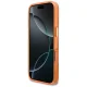 Guess IML Peony Dot MagSafe dėklas iPhone 17 Pro Max telefonui, oranžinis