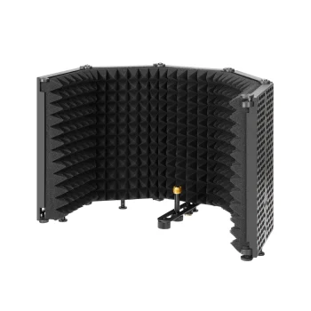 Akustinis skydas mikrofonui BOYA BY-RF5P, juodas