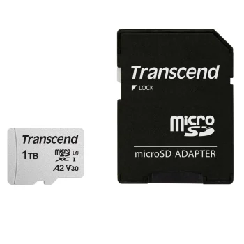 Atminties kortelė Transcend 300S-A microSDXC 1TB UHS-I U3 V30 A2