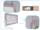Baby Toddler Side Safety Protective Bed Rail Barrier, 90 cm, Animals