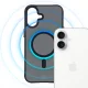 3mk dėklas iPhone 16 telefonui Smoke MagCase su MagSafe, dūmų spalvos