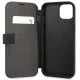 BMW Signature atverčiamasis odinis dėklas iPhone 13 mini, juodas
