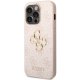 Guess iPhone 15 Pro Max Case 4G Big Metal Logo, Pink