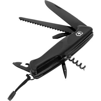 Victorinox Ranger 55 Onyx Pocket Knife, Black
