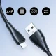 Joyroom USB į iPhone Lightning įkrovimo ir duomenų laidas 2.4A, 3m, juodas