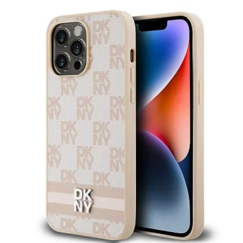 DKNY dėklas, skirtas iPhone 14 Pro Max, rožinis
