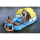 Bestway Summer Oasis 43645 4 vietų plaukiojanti sala su stogeliu