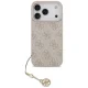 Guess iPhone 17 Pro dėklas 4G Charms Collection MagSafe, rožinis
