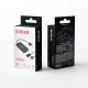Maxlife 4 prievadų USB šakotuvas su 1,5 m laidu, juodas
