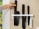 Wall-Mounted Knife and Kitchen Utensil Holder with 6 Hooks