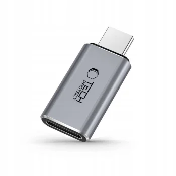 Tech-Protect UltraBoost USB-C (kištukas) / Lightning (lizdas) adapteris, pilkas