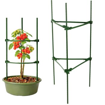 Trikampė augalų atrama DIVODV 60 cm, žalia