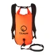 TSUNAMI 3-in-1 plaukimo saugos plūduras-kuprinė, 35L, oranžinis