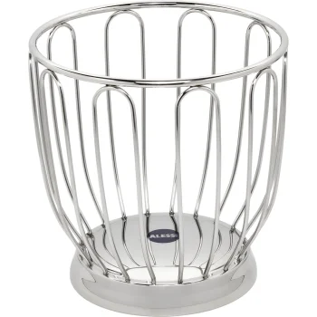 Citrusinių vaisių krepšelis Alessi 370, nerūdijantysis plienas, 22 cm, sidabrinis