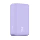 Baseus Magnetic Mini 20000 mAh 20W išorinė baterija su USB-C laidu, violetinė