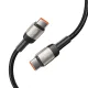 Tech-Protect UltraBoost Evo USB-C / USB-C laidas 100W 2m, titano spalvos