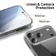 Apsauginis dėklas Tech-Protect FlexAir Hybrid, skirtas iPhone 17 Pro Max, skaidrus