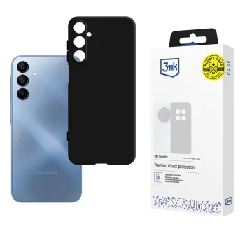 3MK Matt Case Pro dėklas Samsung Galaxy A15 5G, juodas matinis