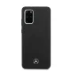Mercedes Silicone Line dėklas Samsung Galaxy S20+ telefonui, juodas
