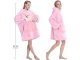 Oversized Warm Hoodie Sweatshirt Blanket with Pocket, Pink