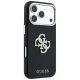 Guess Smooth & Big Strass Logo dėklas iPhone 18 Pro Max / 17 Pro Max, juodas