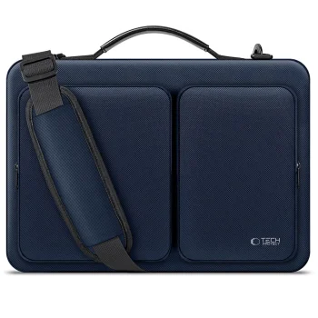 Mėlynas nešiojamojo kompiuterio krepšys Tech-Protect Defender Bag 15-16"
