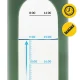4FIZJO Glass Water Bottle 1 L, Olive Green