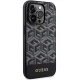 Guess G Cube Stripes MagSafe dėklas skirtas iPhone 14 Pro, juodas