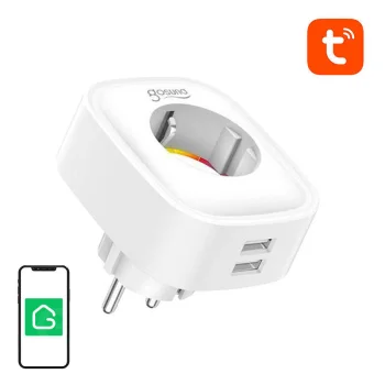 Išmanusis lizdas Gosund SP112 WiFi 16A su 2x USB, Tuya