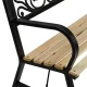 Medinis sodo suolas su atlošu Sofotel Ivy 122x88,5x55,5 cm